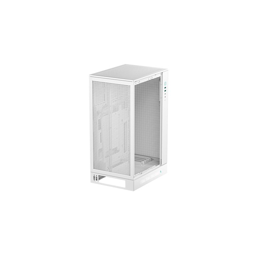 Ohišje DeepCool CH270 Digital, kaljeno steklo, bela