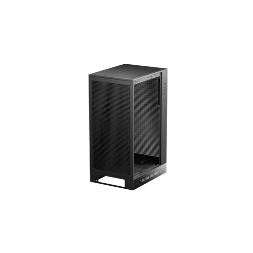 Ohišje DeepCool CH270 Digital, kaljeno steklo, črna