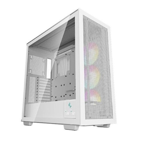 Ohišje DeepCool Morphues , kaljeno steklo, bela