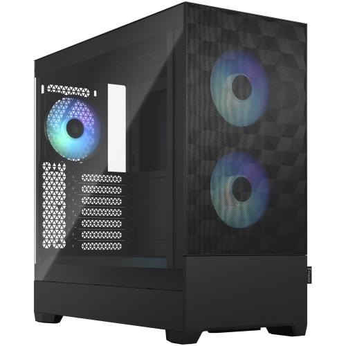 Ohišje Fractal Pop Air RGB Black, črna