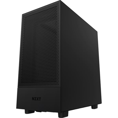 Ohišje NZXT H5 Flow, kaljeno steklo, Midi, E-ATX oblika matične plošče, črna