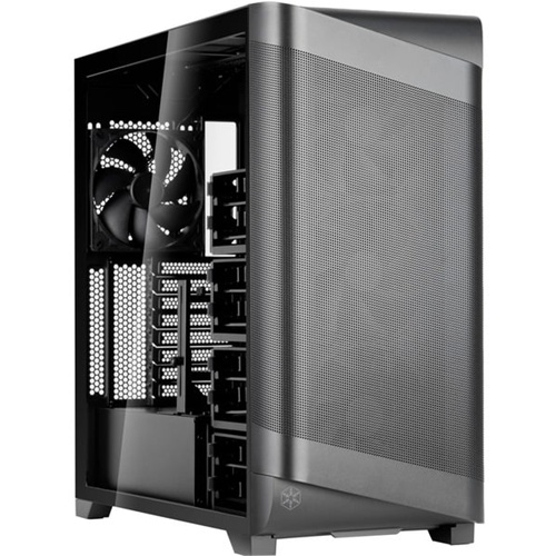 Ohišje SilverStone SETA A2 Black, črna
