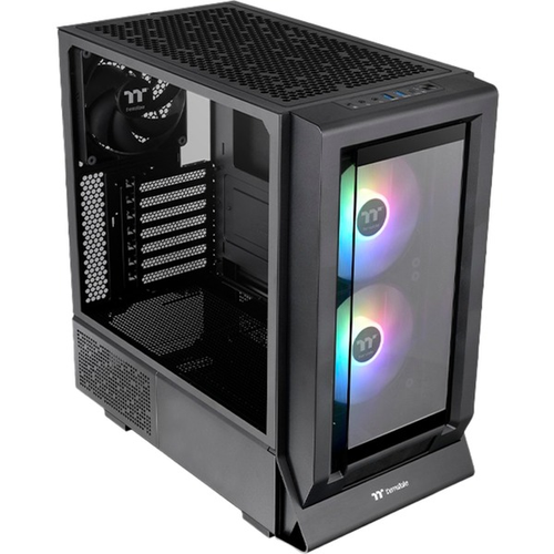 Ohišje Thermaltake Ceres 350 MX, kaljeno steklo x 2 , črna