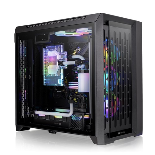 Ohišje Thermaltake CTE C750 ARGB, kaljeno steklo, črna