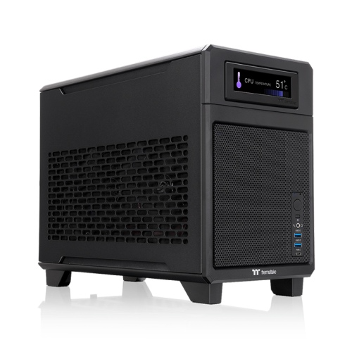 Ohišje Thermaltake TR100, črna