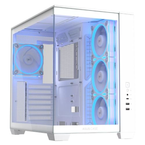 Ohišje za računalnik Asus A32 PLUS TG ARGB BELO (belo)