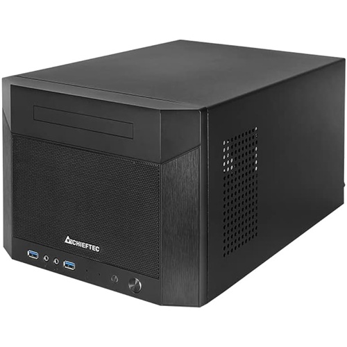 Ohišje za računalnik Chieftec CN-01B-OP, Mini-ITX, kocka, spredaj mesh, USB 3.2, vodno hlajenje