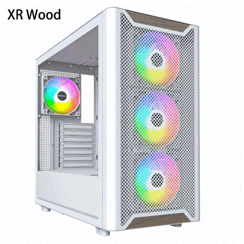 Ohišje za računalnik Montech XR Wood (belo)