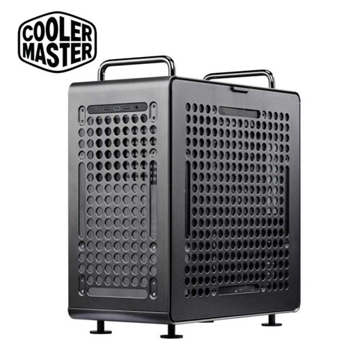 Ohišje za računalnike Cooler Master QUBE 540 Stardust Iron (črno, kaljeno steklo, midi-stolp, podpora E-ATX, USB-C, možnost vodnega hlajenja)