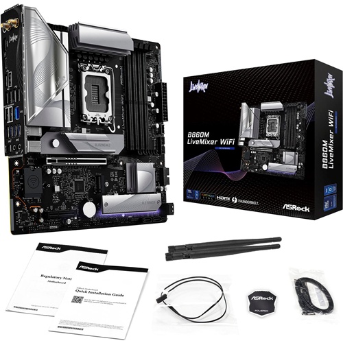 Osnovna plošča ASrock B860M LiveMixer WiFi