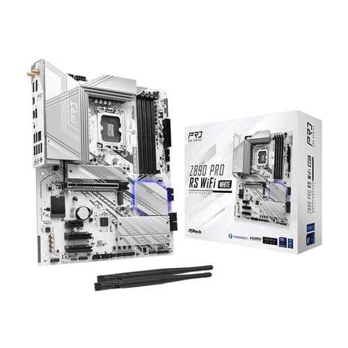 Osnovna plošča ASRock Z890 Pro RS WiFi White, bela