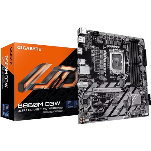 Osnovna plošča Gigabyte B860M D3W Intel B860, LGA 1851, DDR5, mATX, podpora Arrow Lake