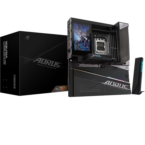 Osnovna plošča Gigabyte X870E AORUS XTREME X3D AI TOP, AM5, DDR5, Wi-Fi 7, USB4, E-ATX, črna