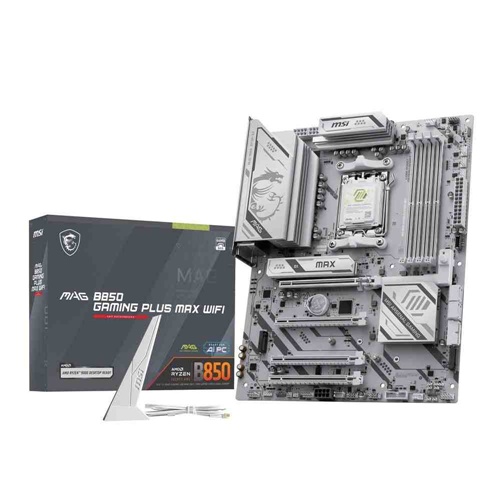 Osnovna plošča MSI MAG B850 GAMING PLUS MAX AM5, DDR5, ATX, Wi-Fi 7, USB-C 3.2