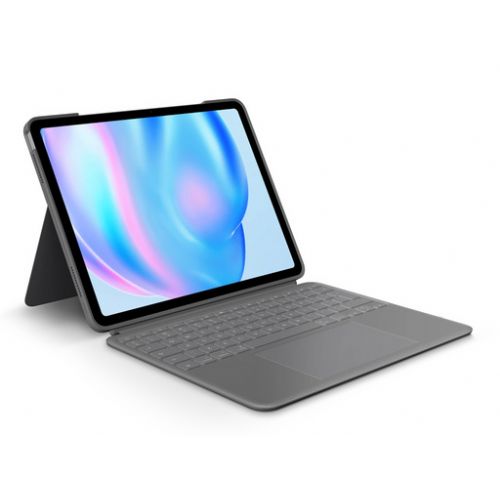 Ovitek s tipkovnico Logitech Combo Touch za iPad Air 13", M2, M3, siv, Slo g.
