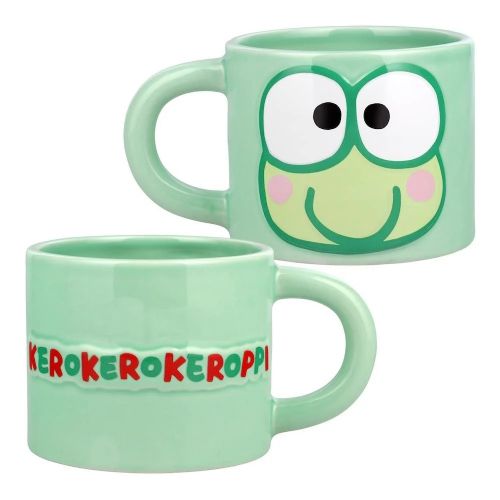 Skodelica PALADONE Keroppi, 400 ml, keramika, zelene barve