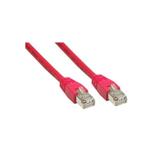 Patch kabel 3,0 m Cat6 2x RJ45 PIM rdeč