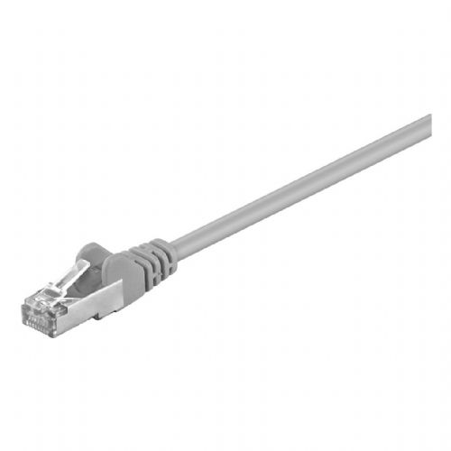 Patch kabel CAT5e 0,5m siv SF/UTP 2xRJ45, PVC, CCA