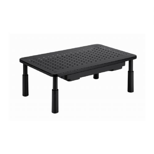 Podstavek za monitor Gembird MS-TABLE-D-01, nastavljiv, 37×23,5 cm, jeklen, črne barve