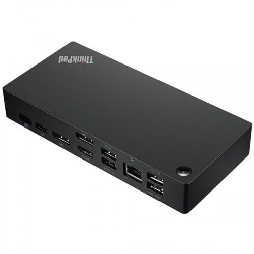 Priklopna postaja Lenovo ThinkPad Universal USB-C Dock, črna
