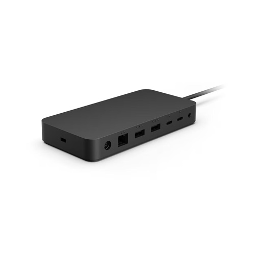 Priklopna postaja Microsoft Surface Thunderbolt 4 Dock, USB-C,USB-A, Thunderbolt 4, črna