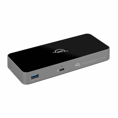 Priklopna postaja OWC Thunderbolt 5 Hub, Thunderbolt 5, USB-A, siva/črna