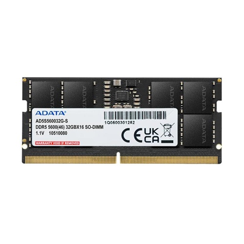 RAM  Adata SO-DIMM 16 GB DDR5-5600 (črna, AD5S560016G-S, pladenj Premier)