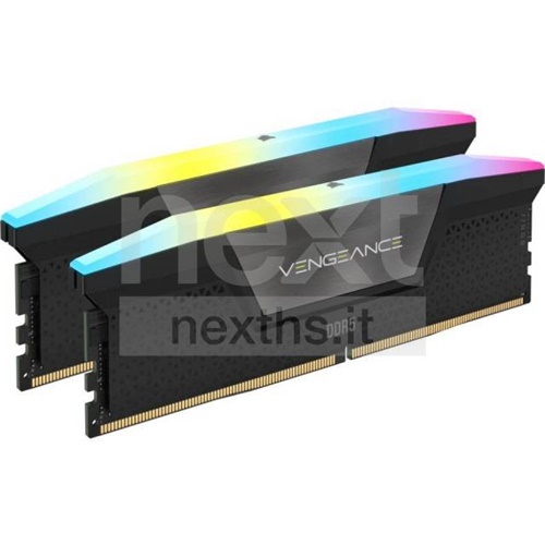 RAM Corsair DIMM 32 GB DDR5-6000 (2x 16 GB) Dual-Kit CMH32GX5M2E6000Z36, RGB, siva