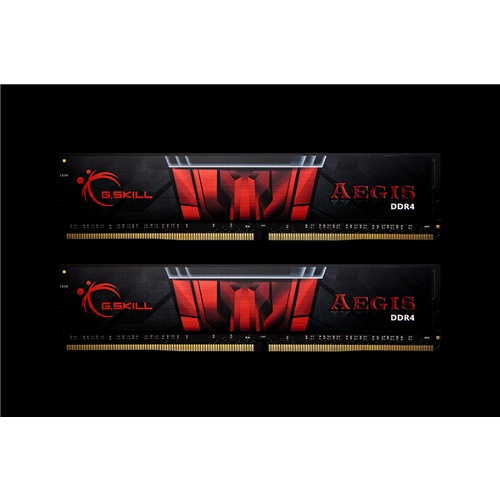 RAM G.Skill DIMM 32 GB DDR4-2666 (2x16GB), F4-2666C19D-32GIS, črna/rdeča