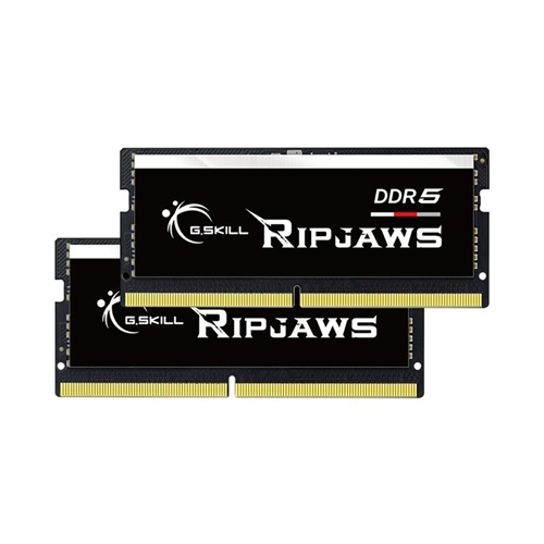 RAM  G.Skill SO-DIMM 32 GB DDR5-5600 (2x 16 GB) dvojni komplet (črna, F5-5600S4040A16GX2-RS, Ripjaws, INTEL XMP)
