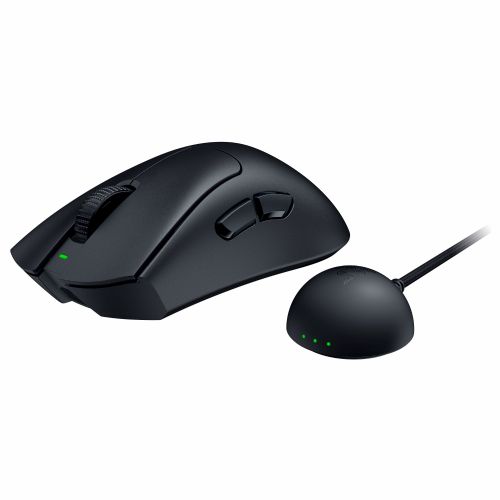 Miška Razer DeathAdder V4 Pro črna, 45000 DPI, optična, žična in brezžična, 6 programabilnih tipk, do 150 h delovanja