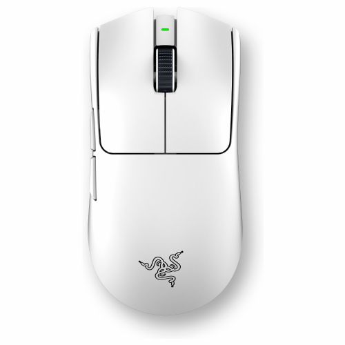 Miška Razer Viper V3 Pro brezžična, optični senzor 35.000 DPI, ultra lahka 55 g, 6 programabilnih gumbov, bela