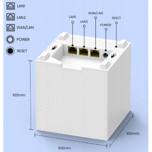 Router mesh TENDA MW12, 1pack, AC2100