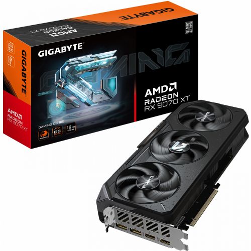 Grafična kartica RX 9070 XT 16GB Gigabyte Radeon Gaming OC GDDR6 3Fan