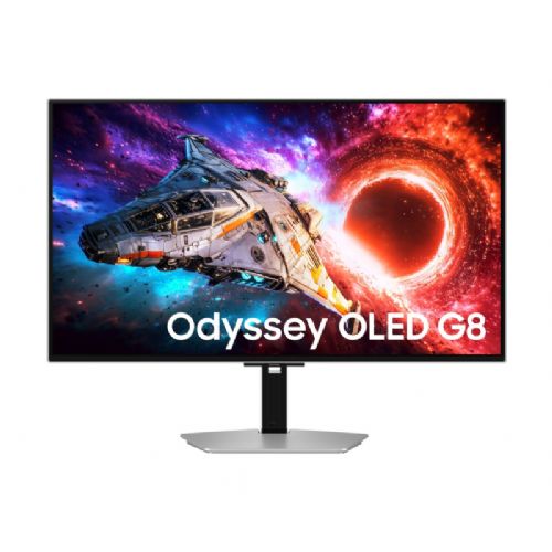Monitor Samsung Odyssey OLED G8 S32HG800SU, 81 cm (32"), 4K UHD OLED, 240 Hz, 0,03 ms GTG, črne barve