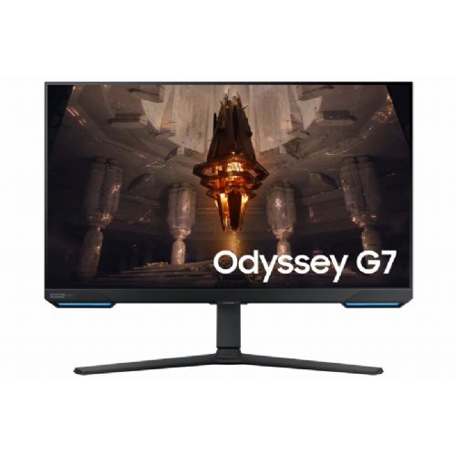 Monitor Samsung Odyssey G7 S32BG700EU, 81,28 cm (32), 3840 x 2160 (4K UHD), 350 cd/m2, 16 : 9, 1 ms, IPS, HDMI, 2 x DisplayPort, VESA, pivot, zvočniki, 144 Hz, gaming, črn