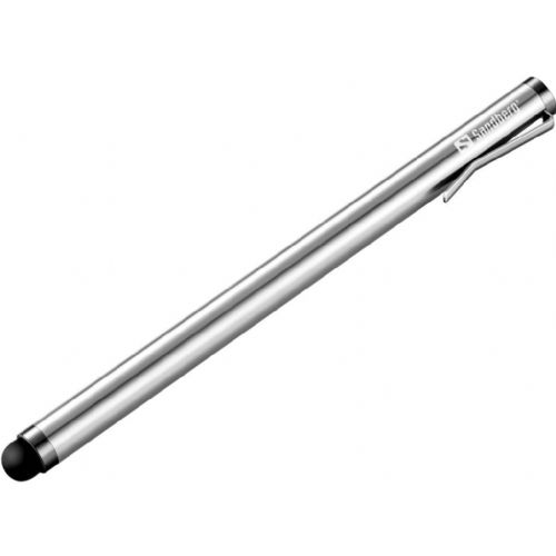 Pisalo za pametne naprave Sandberg Stylus, aluminijasto ohišje, natančno upravljanje, univerzalna združljivost, črne barve
