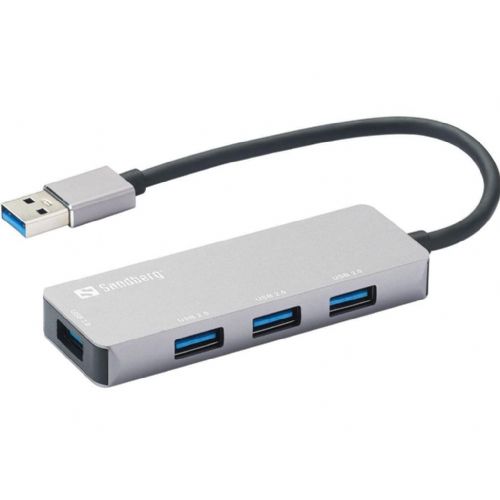 Sandberg USB-A razdelilnik 1xUSB3.0+3x2.0 SAVER