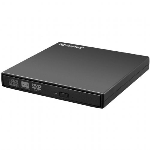 Zunanji zapisovalnik Sandberg USB Mini DVDRW Burner Slim (133-66)