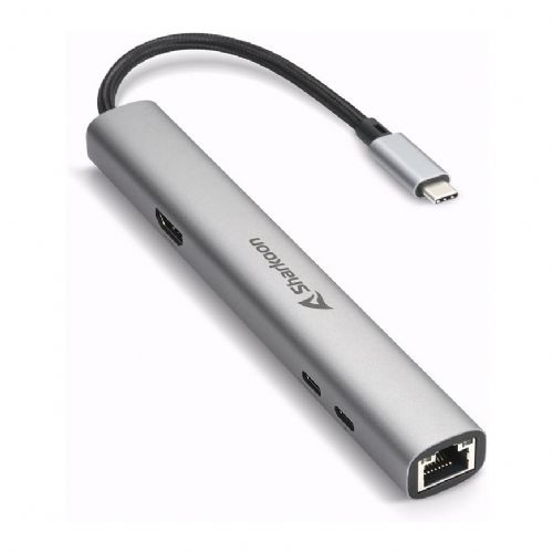 Sharkoon OfficePal kombinirani adapter (siv)