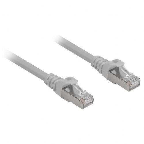 Sharkoon patchkabel RJ45 Cat.6a SFTP (siv. 15 metrov. LSOH (brez halogenskih vtičnic))