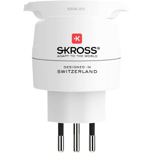 Potovalni adapter Skross 1.500273C-E, univerzalni vmesnik, več standardov vtičnic, kompaktna zasnova