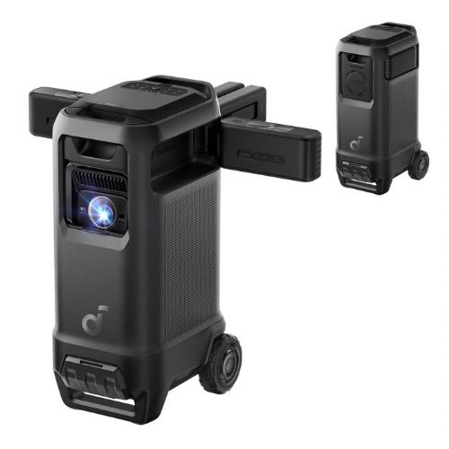Projektor Anker Soundcore Nebula X1 Pro 4K trojni laser, 3500 ANSI lumnov, Dolby Atmos 7.1.4, brezžičen, mobilni kino