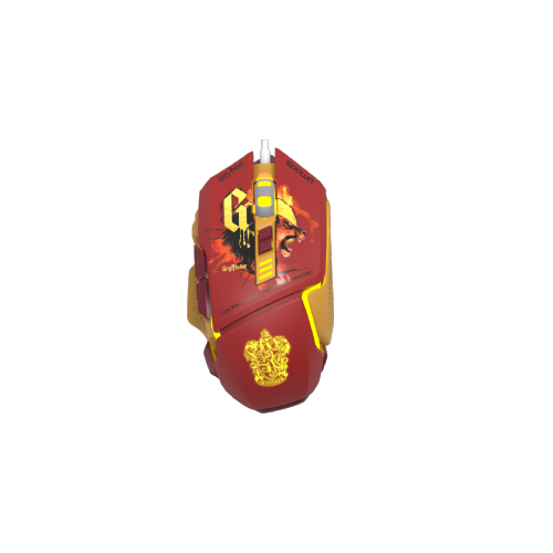 Gaming miška Spawn Harry Potter Gryffindor, 12800 DPI, 7 programabilnih gumbov, RGB osvetlitev, USB