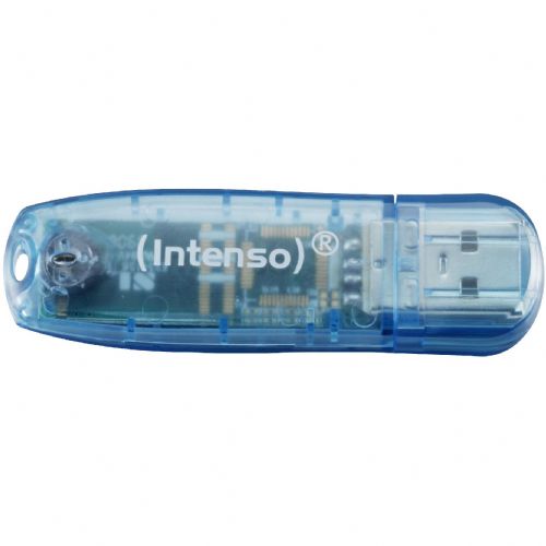 USB ključ 4GB USB 2.0 Intenso 3502450 Rainbow Line Blue