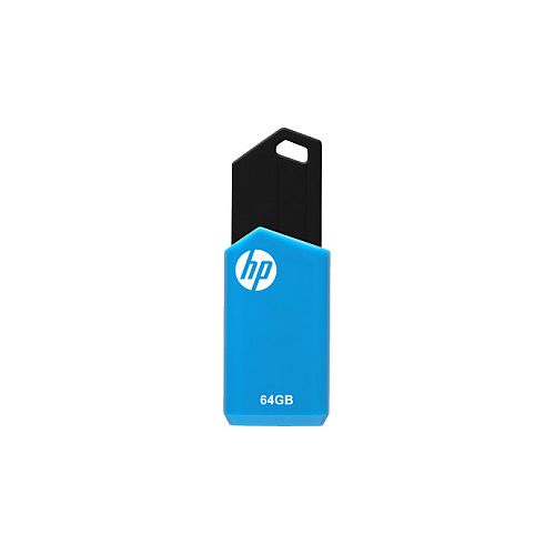 USB ključek HP v150w 2.0 64 GB (črn/moder) za maloprodajo