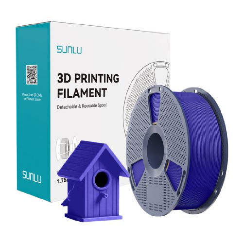 Filament za 3D tiskanje Sunlu ASA Klein modra, UV odpornost, za zunanjo uporabo, visoka trdnost, 1,75 mm
