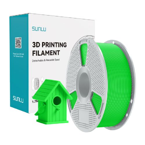 3D filament Sunlu ASA, 1,75 mm, 1 kg, ASA, zelene barve