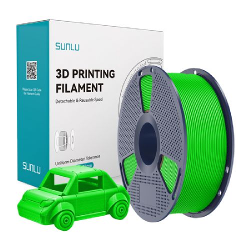 3D filament Sunlu PETG G, 1,75 mm, 1 kg, PETG, zelene barve