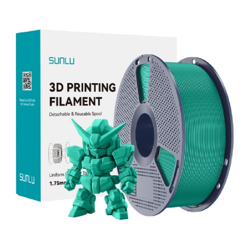 Filament za 3D tiskanje Sunlu PLA+ 2.0 travnato zelen, 1,75 mm, povečana trpežnost, hitro tiskanje, visoka natančnost